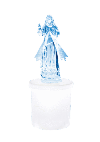 Wkład LED Jezus do znicza (biały)