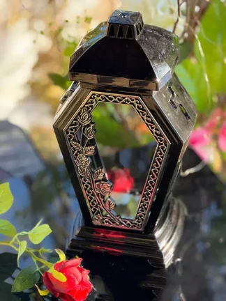 Lampion L20 + Ramka R4 (Silver)