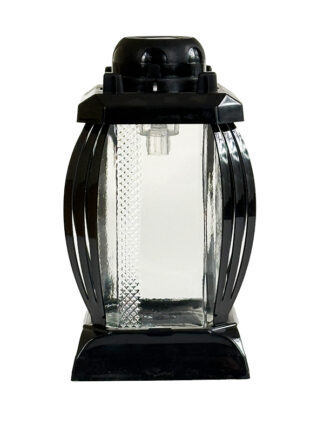 Znicz Solarny Kapliczka Prima1 Czarna B/N (24cm)