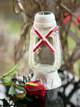 Znicz biały solarny Z1420 Patriotyczny