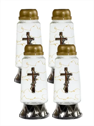 Zestaw – 4x Znicz solarny Z1240 APL Złoty (26 cm)