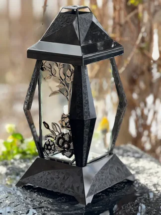 Znicz Kapliczka Verso Duży Srebro (38 cm)