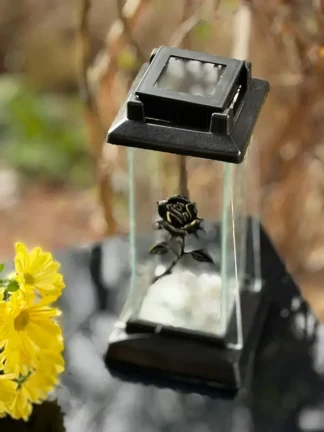 Kapliczka solarna Zsz2 WZ-3 Róża Grafit/Srebro