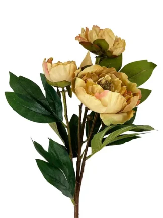 Sztuczna gałązka dekoracyjna Peonia S312 (70 cm)