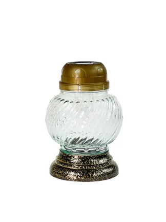 Znicz solarny Z02B Złoto (16cm)