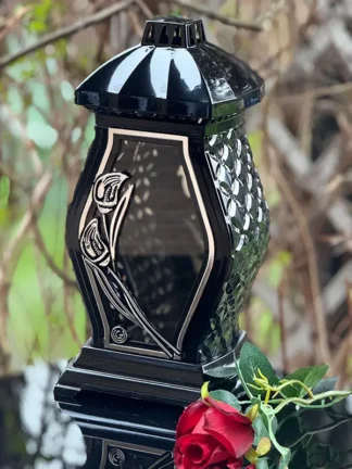 Kapliczka Glamour Waza Ratan Mała Kalia Silver (34 cm)