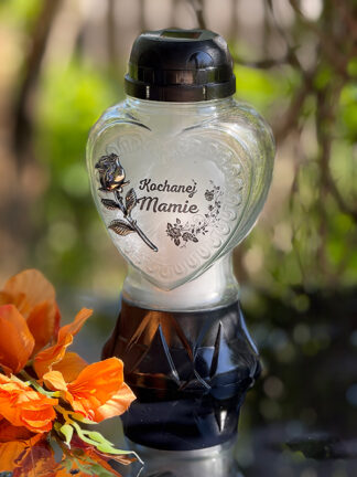 Znicz solarny Z925 Kochanej Mamie (23cm)