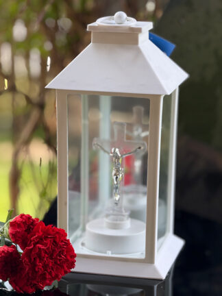 Latarenka LED z Jezusem 10/18/YZE (Biały)