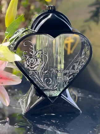 Znicz klasyczny Serce 1 Tata "Kochanemu Tacie" (31cm)