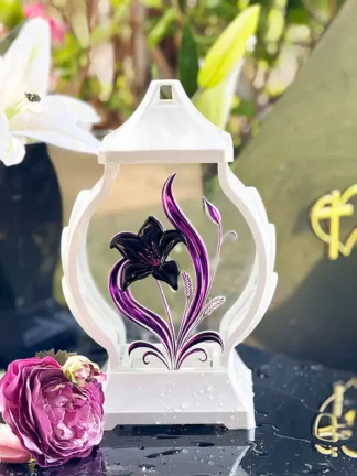 Znicz Kapliczka Obelix BIAŁY (30 cm)