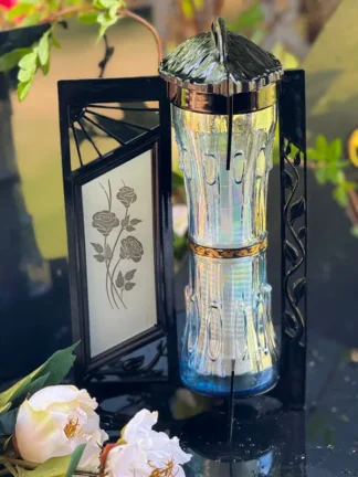 Znicz ZP Witraż 2 Tęczowe szkło (33cm)