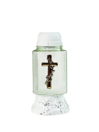 Znicz solarny Z479P Biały (22cm)