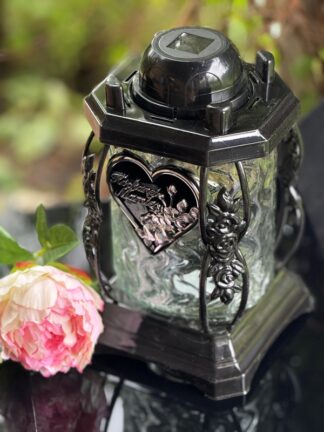 Znicz Solarny Z470 Serce "Kochanej Mamie" (29cm)