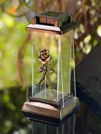 Kapliczka solarna Zsz2 WZ-3 Róża Brąz/Złoto