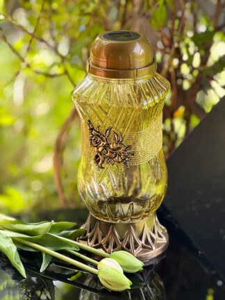 Znicz solarny ZN162 Wazon Miodowy (32 cm)