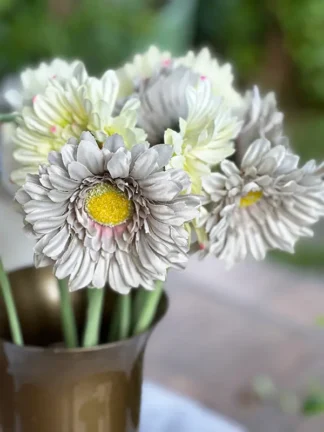 Gerbera pojedyncza G022 55 cm (jasny grafitowy)