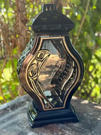 Kapliczka Glamour Waza Ratan Duża Kalia Gold (38 cm)