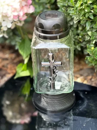 Znicz solarny Z479 APL Krzyż (21 cm)