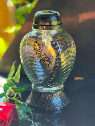 Znicz Solarny ZW273 Różyczka (24cm)