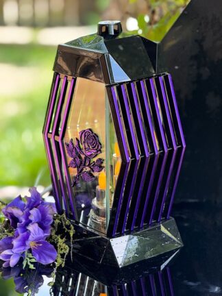 Znicz Kapliczka Lamel Fiolet (37,5 cm)