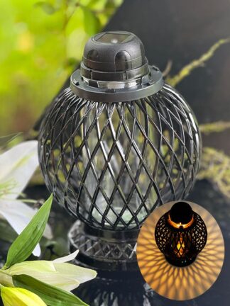 Kapliczka Solarna Kula Mała "żywy płomień" (26 cm)