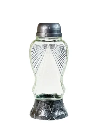 Znicz solarny ZP476 Srebro (26cm)