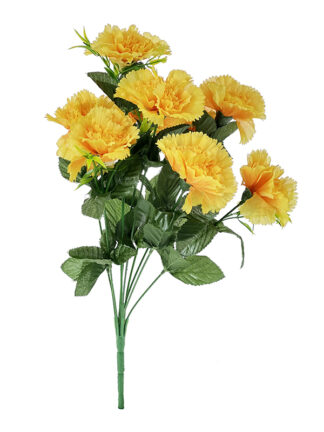Bukiet Goździk x 9 H338 żółty (42 cm)