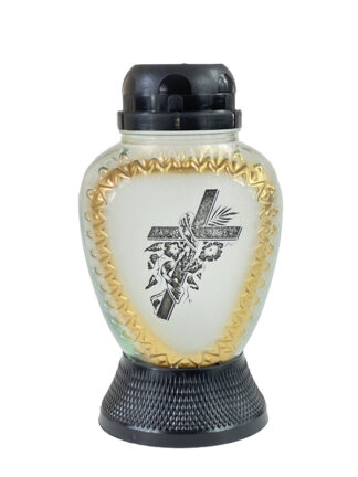 Znicz solarny Z885 Złoto (21cm)