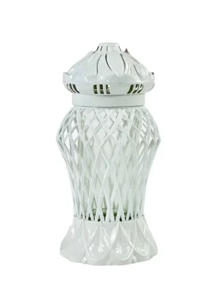 Kapliczka Wazon Karo M Biały (30cm)