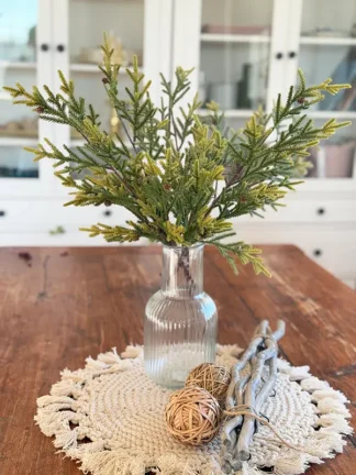 Gałązka iglasta świąteczna dekoracyjna K104 (50cm)