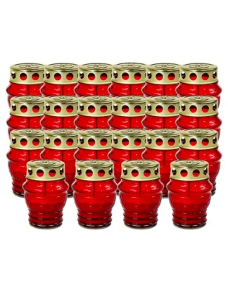 Zestaw 23szt - Znicz zalewany L210 "Kacperek" (10 cm)