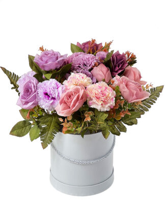 Bukiet róż z goździkiem 1741