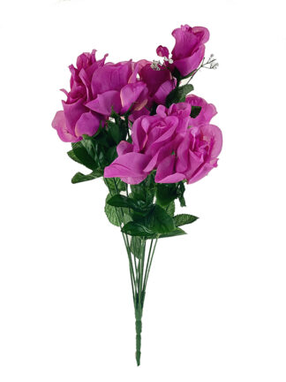 Bukiet Róż wysokich KDGL1034 Różowy (46cm