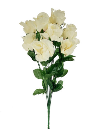 Bukiet Róż wysokich KDGL1034 Kremowy (46cm)