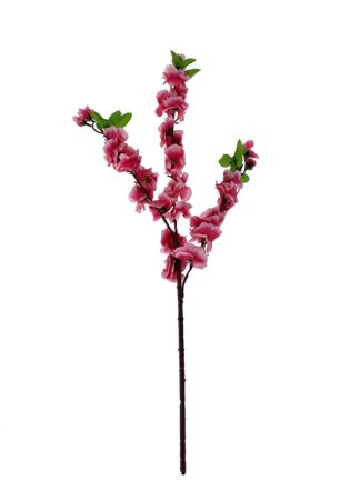 Gałązka pojedyncza kwitnąca jabłoń N-011 84 cm ( ciemny róż)