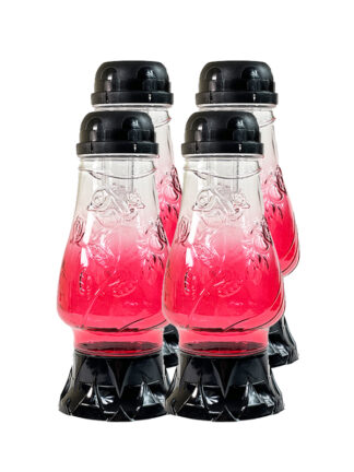 Pakiet 4x Znicz solarny Z-2 Mal Czerwony (26cm)