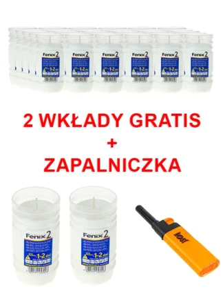 Wkład parafinowy FENIX 2 (1-2dni) (28+2szt GRATIS)