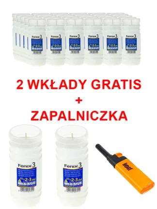Wkład parafinowy FENIX 3 (2-3dni) (28+2szt GRATIS)