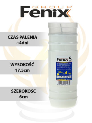 Wkład parafinowy FENIX 5 (4dni)