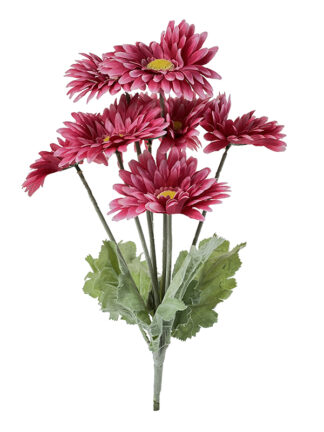 Gerbera w bukiecie 8 kwiatów K116 (Róż) Ostatnie sztuki!