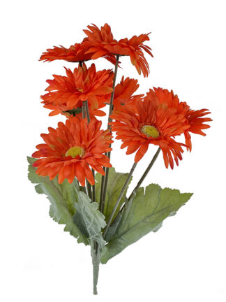 Gerbera w bukiecie 8 kwiatów K116 (Pomarańczowy) Ostatnie sztuki!