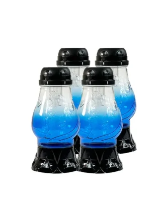 Pakiet 4x Znicz solarny Z-1 Mal Niebieski (22cm)