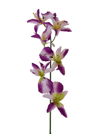 Storczyk satynowy na gałązce L1003 (ciemny róż) 65 cm