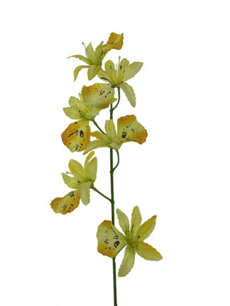 Storczyk satynowy na gałązce L1003 (żółty) 65 cm