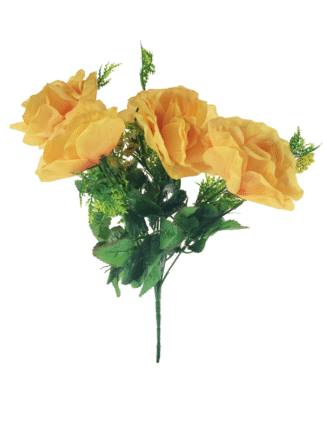 Bukiet X158 Róża z dodatkami (żółty)