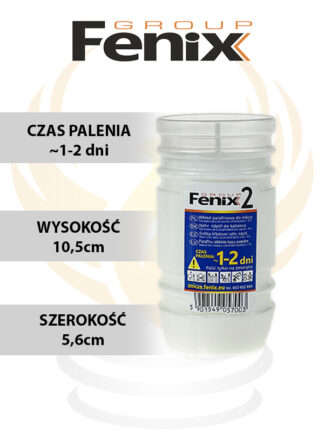 Wkład parafinowy FENIX 2 (1-2dni)