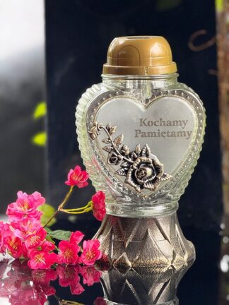 Znicz solarny S809 Kochamy Pamiętamy (32cm)